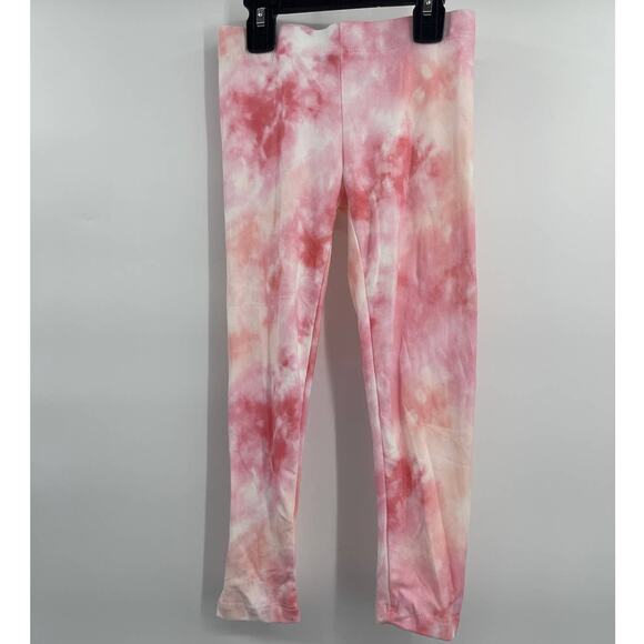 btween Girls Pink Butterfly Sweater Tie Dye Leggings Scrunchie 3 piece Sz 5 NEW - Picture 4 of 13